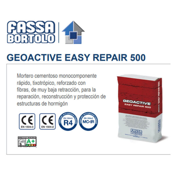 Mortero Geoactive Easy Repair 500 25kg - Imagen 2