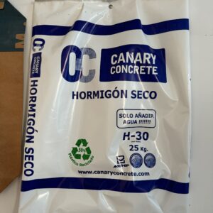 Hormigón seco H-30 Canary Concrete (palet)