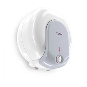 Termo de agua cuadrado TESY BiLight Compact de 15 litros con control frontal de temperatura.