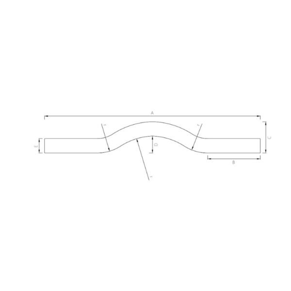 Diagrama técnico de un salva tubo de cruce en PP-R para sistemas de tuberías.