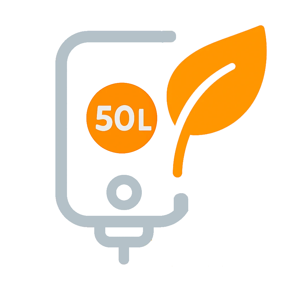 Icono(TEXTO) 50 L Bajo consumo